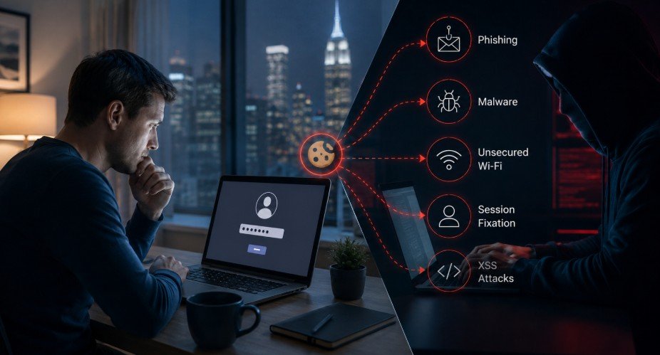 Common Ways Attackers Hijack User Sessions