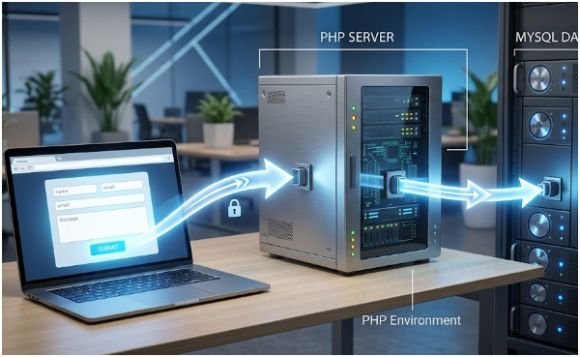 How the HTML, PHP, and MySQL Connection Works